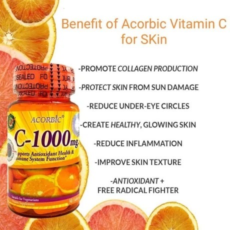 Acorbic C 1000Mg Vitamin C Supplement Faster Whitening - image 2