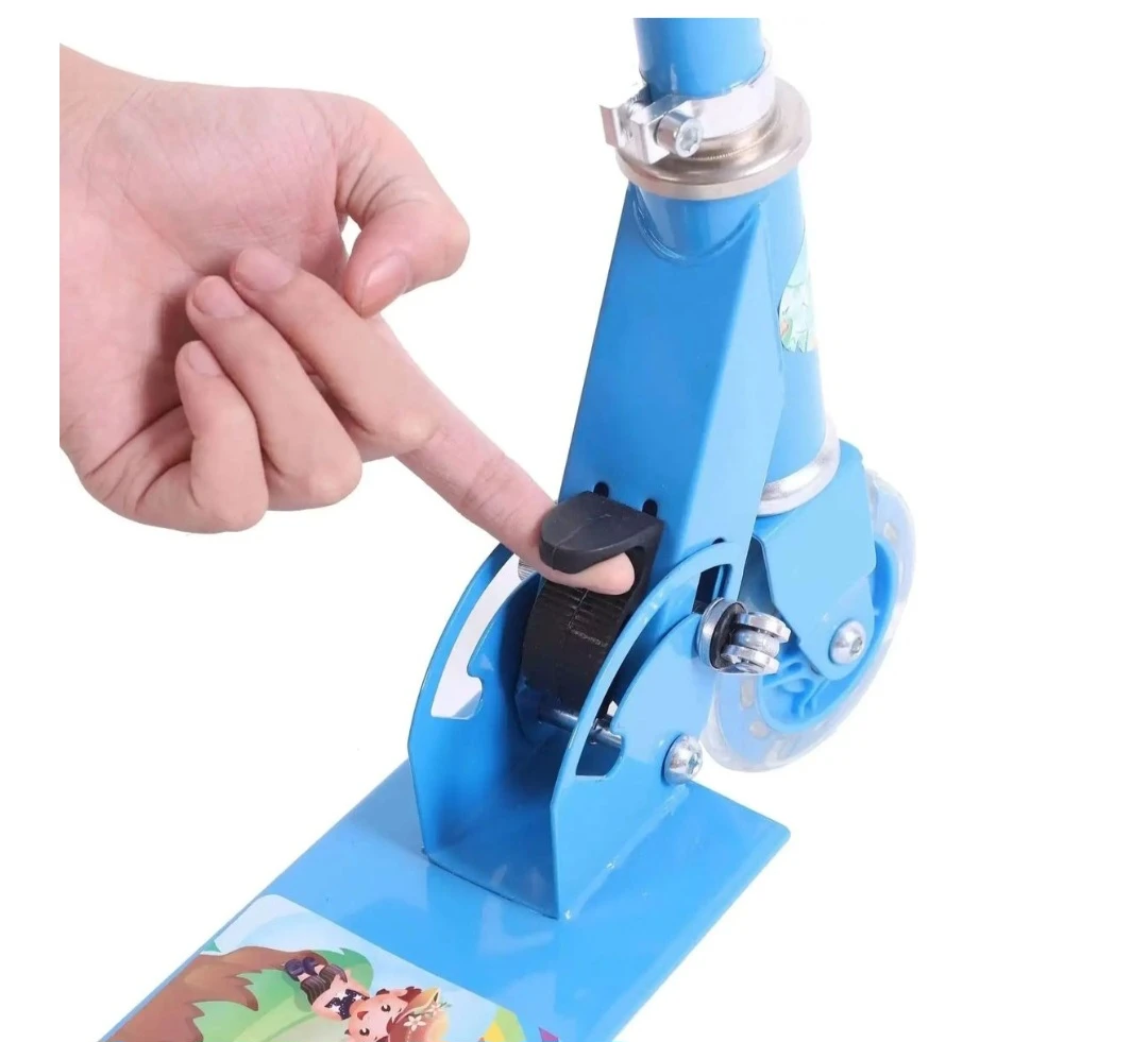 Adjustable Foldable Kids 3-Wheel Scooter - image 2