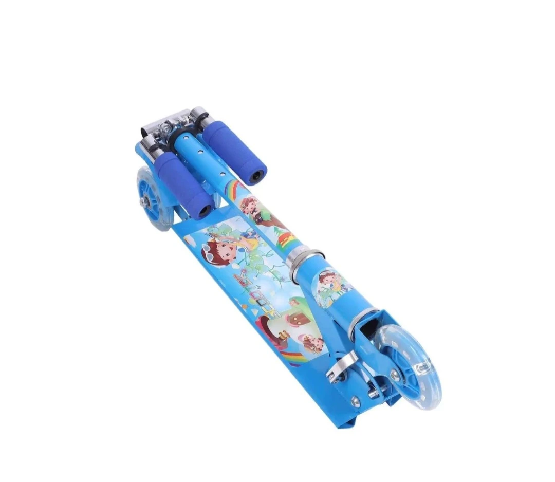 Adjustable Foldable Kids 3-Wheel Scooter - image 4