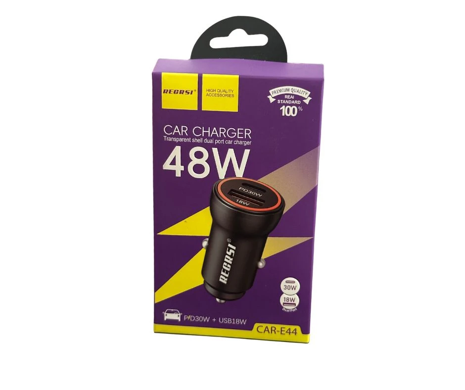 RECRSI 48W Dual Port Car Charger Fast Charge - image 1