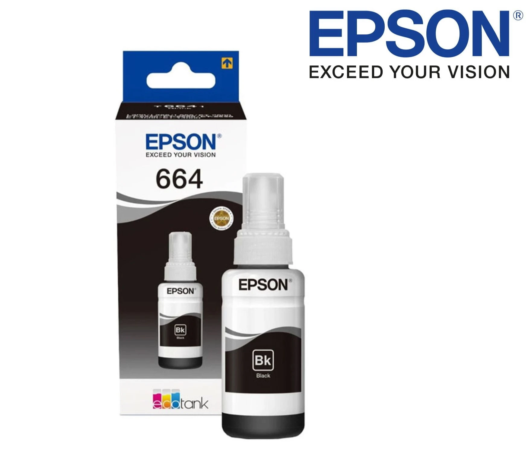 Epson 664 Original Black Ink Bottle for L-Series Printers