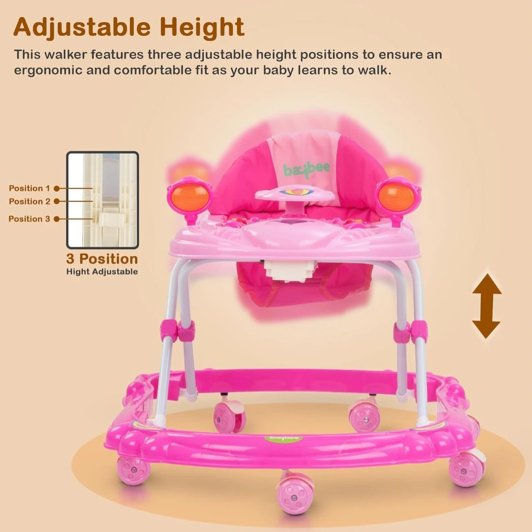 Baybee Winnie Foldable Walker with Music & Light - image 3