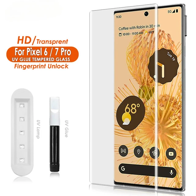 Google Pixel 7 Pro UV Liquid Adhesive Tempered Glass - image 1