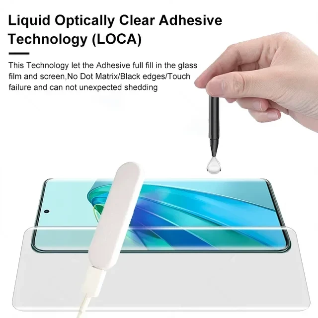 Google Pixel 7 Pro UV Liquid Adhesive Tempered Glass - image 2