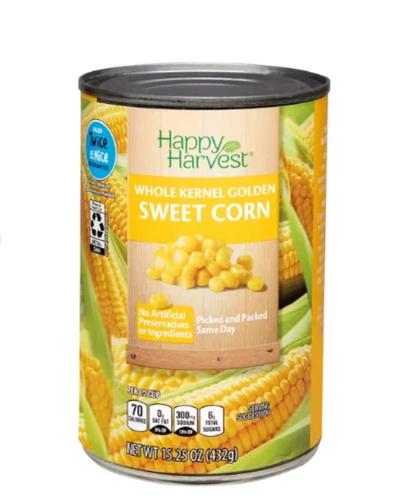 Happy Harvest Whole Kernel Golden Sweet Corn 432g
