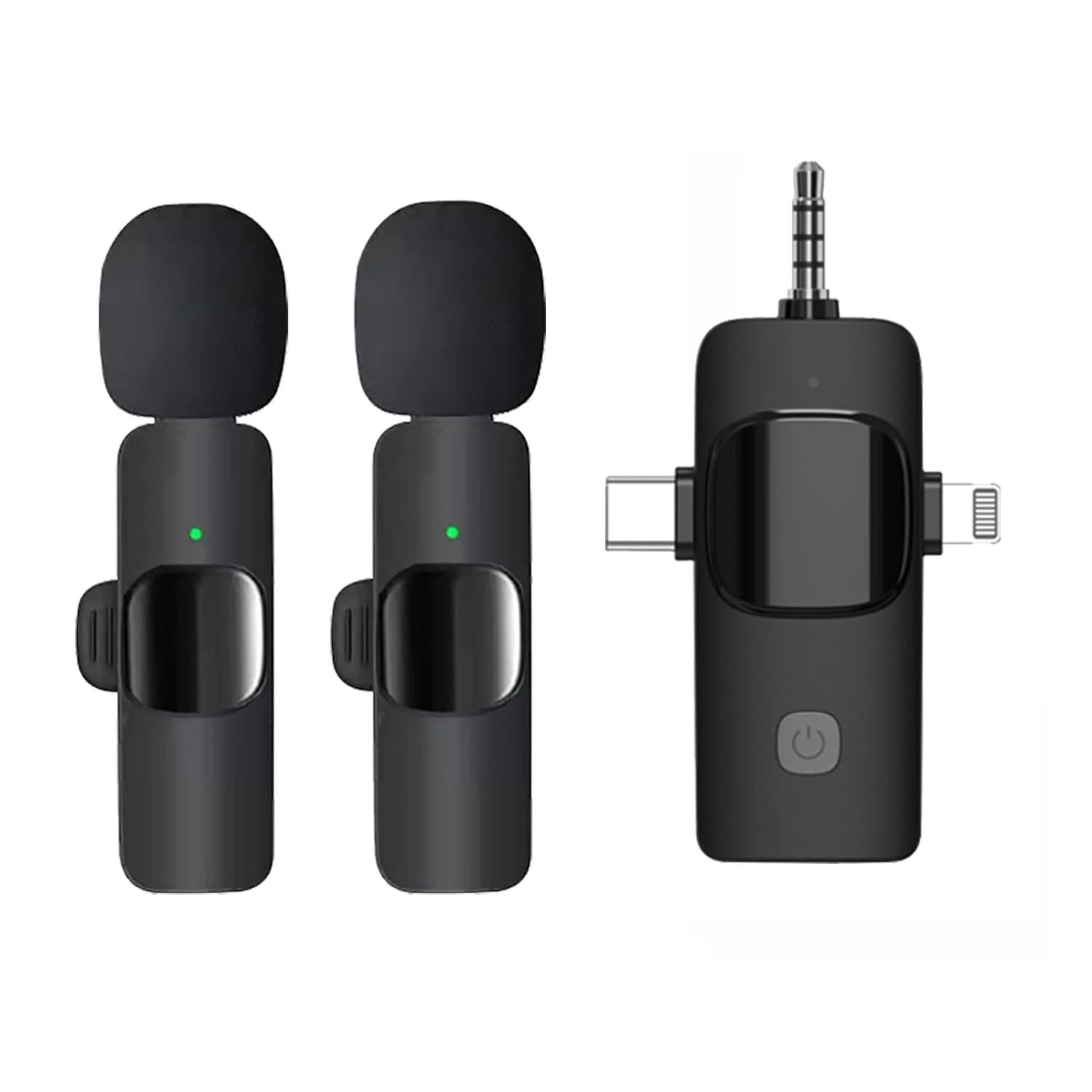Generic K15 3-in-1 Dual Wireless Microphone