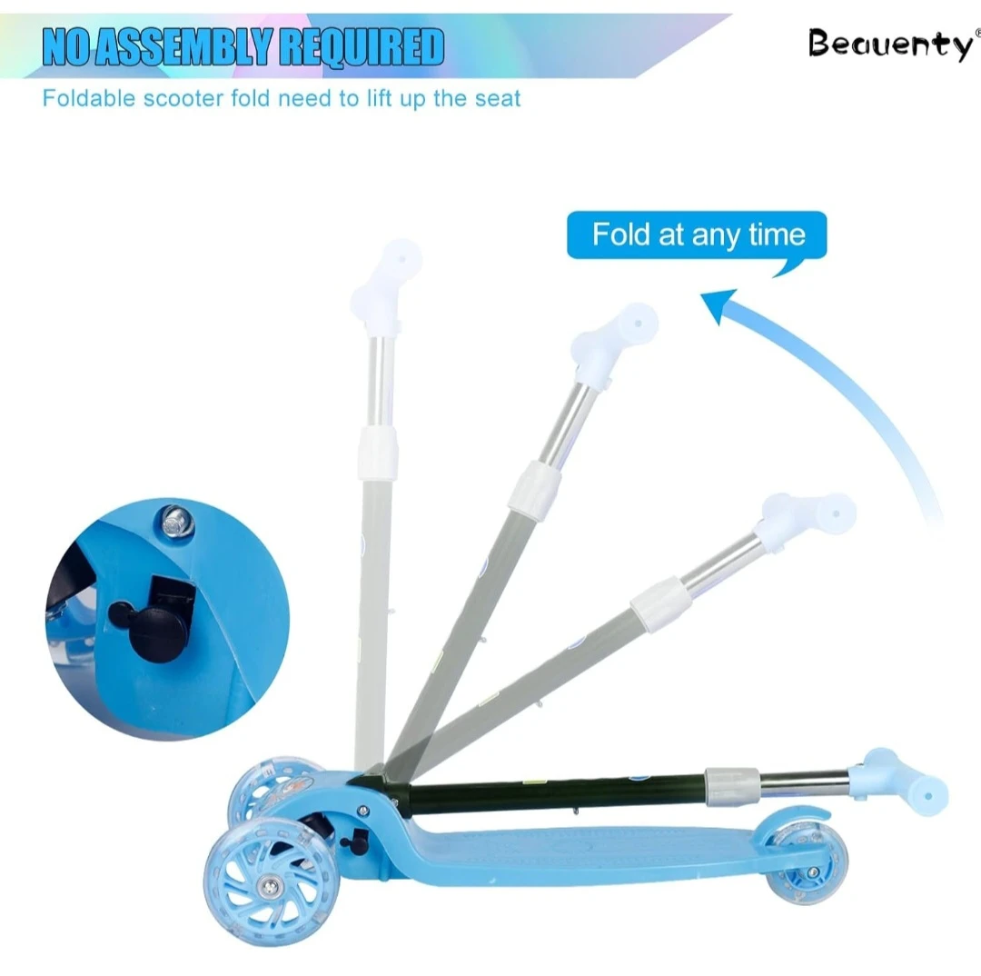 Generic Todd Scooter 3-Wheel Glider Kick n Go - image 3