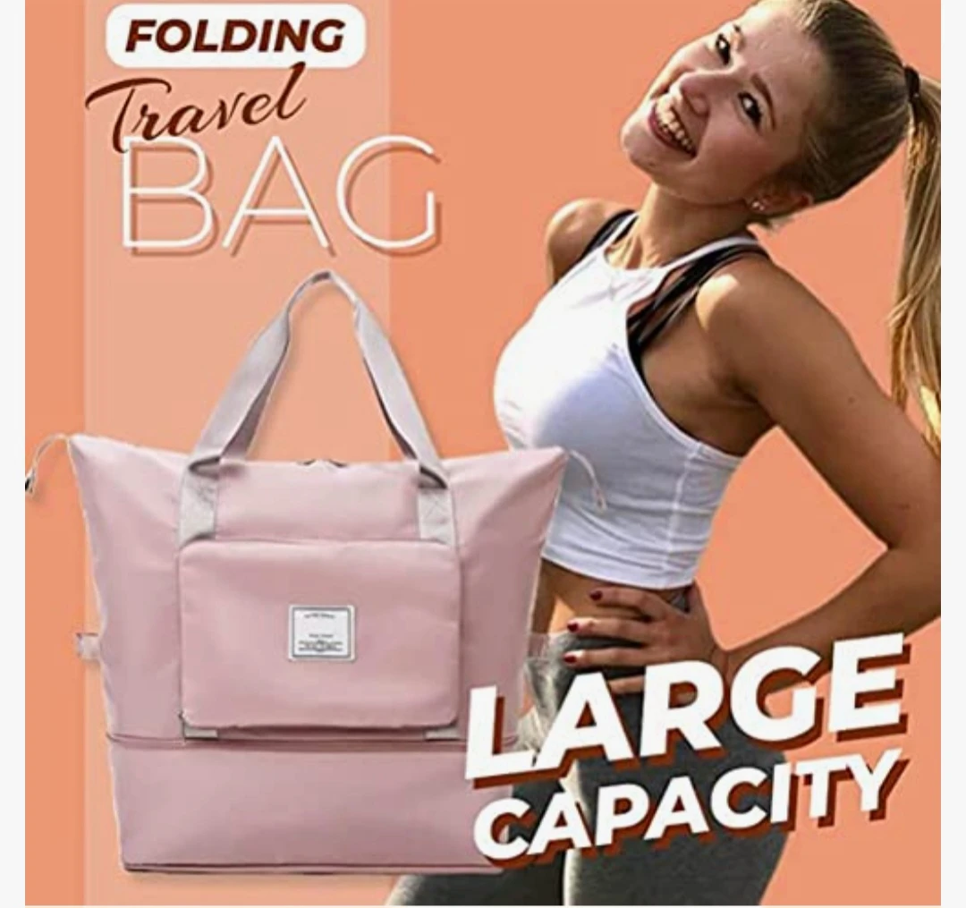 Generic Large Capacity Folding Travel Bag - image 3