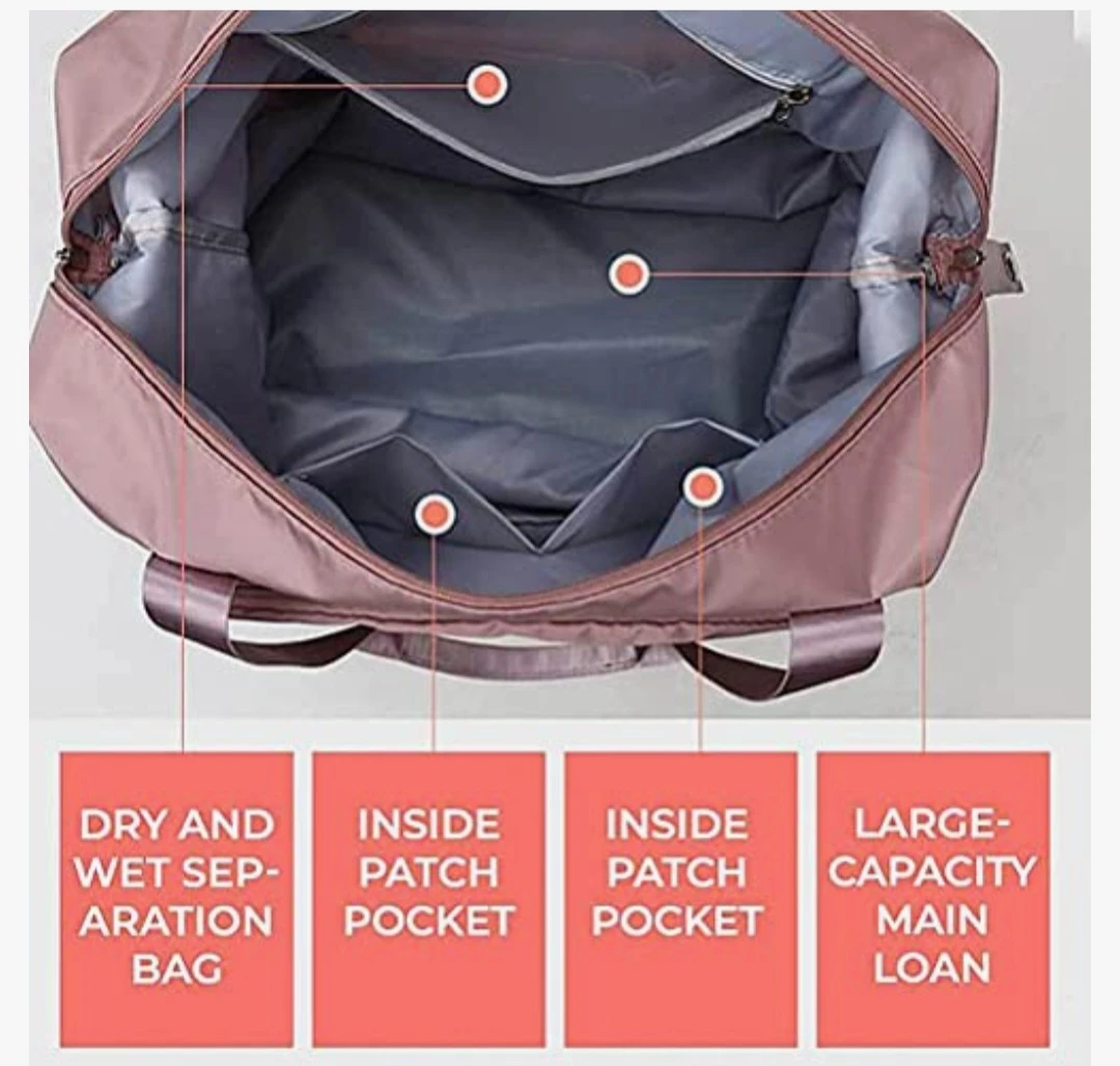 Generic Large Capacity Folding Travel Bag - image 7