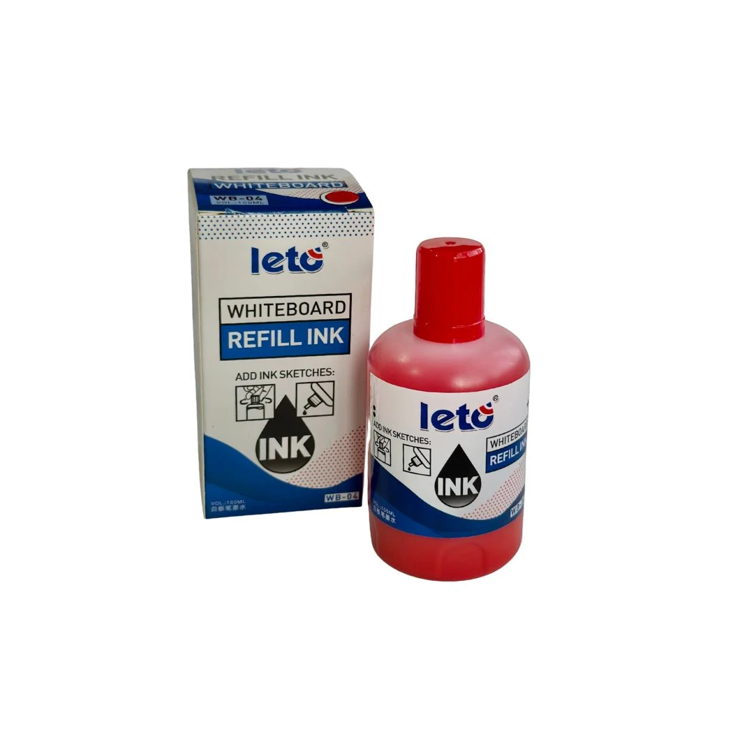 LETO Whiteboard Marker Refill Ink 100ml-Red - image 3