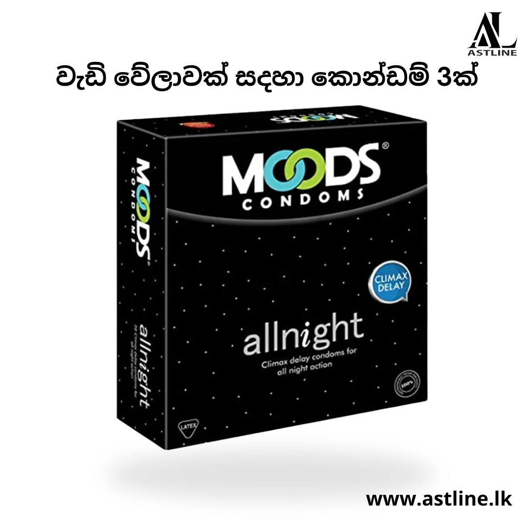 MOODS All Night Delay Condoms 3Pcs - image 3