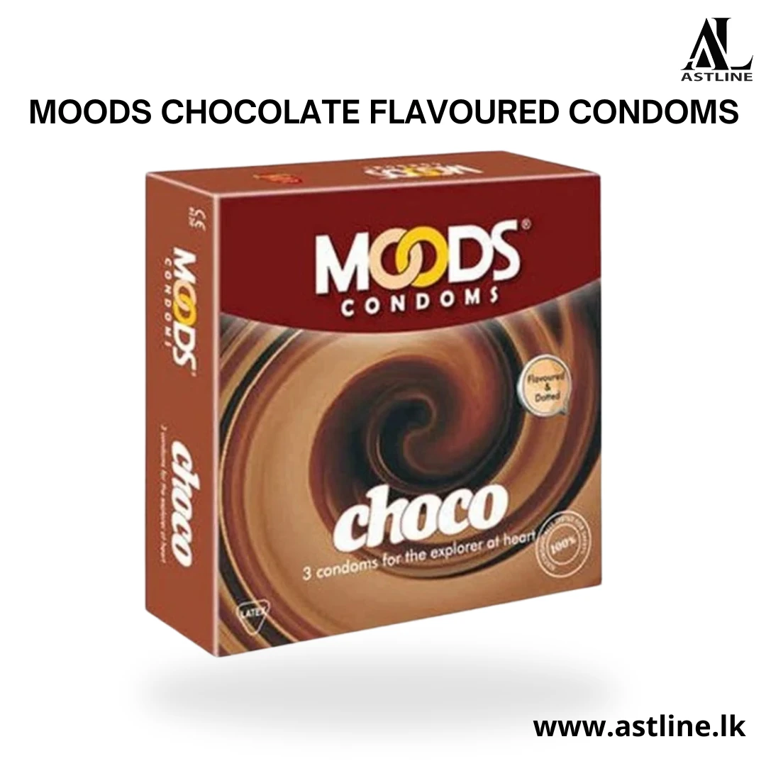 MOODS Chocolate Flavoured Condoms 3Pcs - image 3