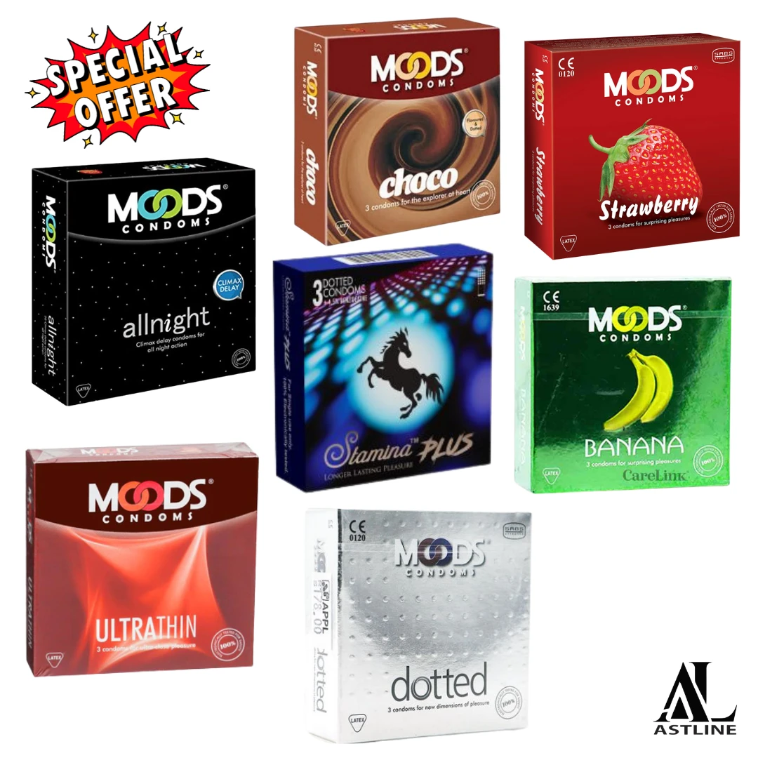 MOODS Delay Flavoured Dotted Ultra Thin Condoms - image 4
