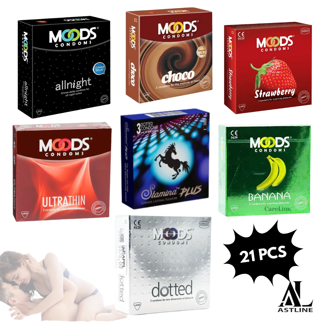 MOODS Delay Flavoured Dotted Ultra Thin Condoms - image 5