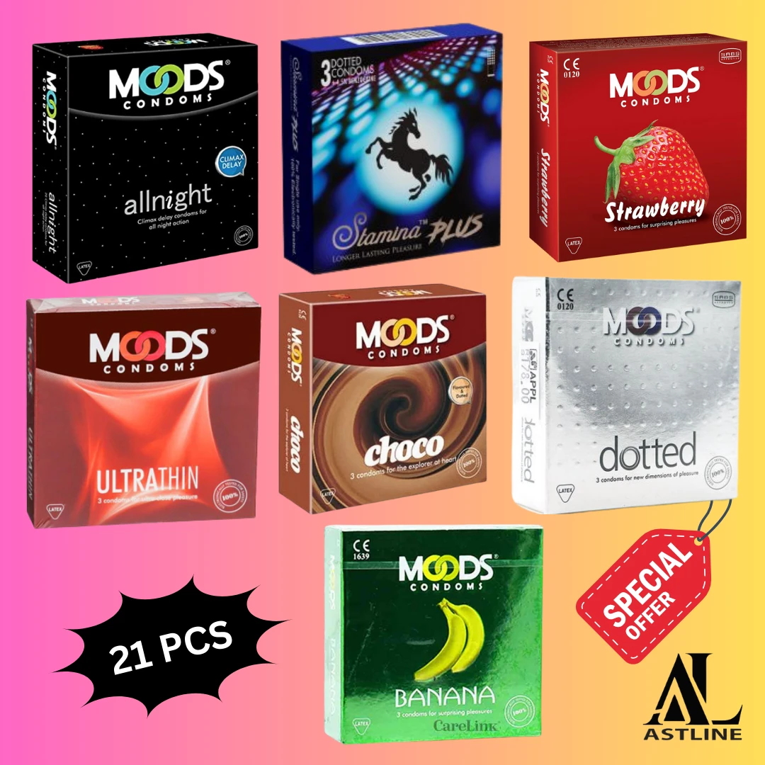 MOODS Delay Flavoured Dotted Ultra Thin Condoms - image 3