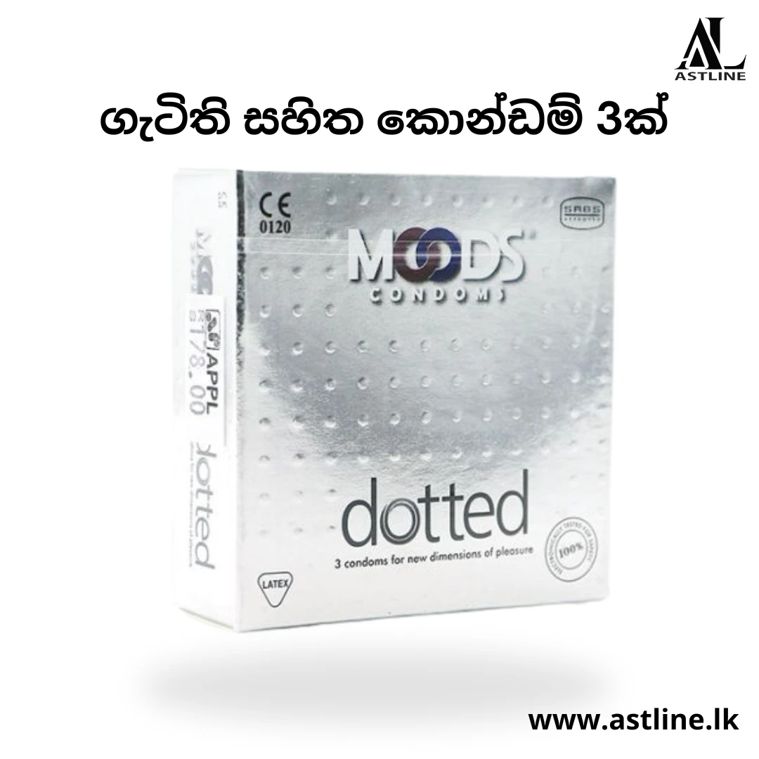 MOODS Dotted Condoms 3Pcs - image 2