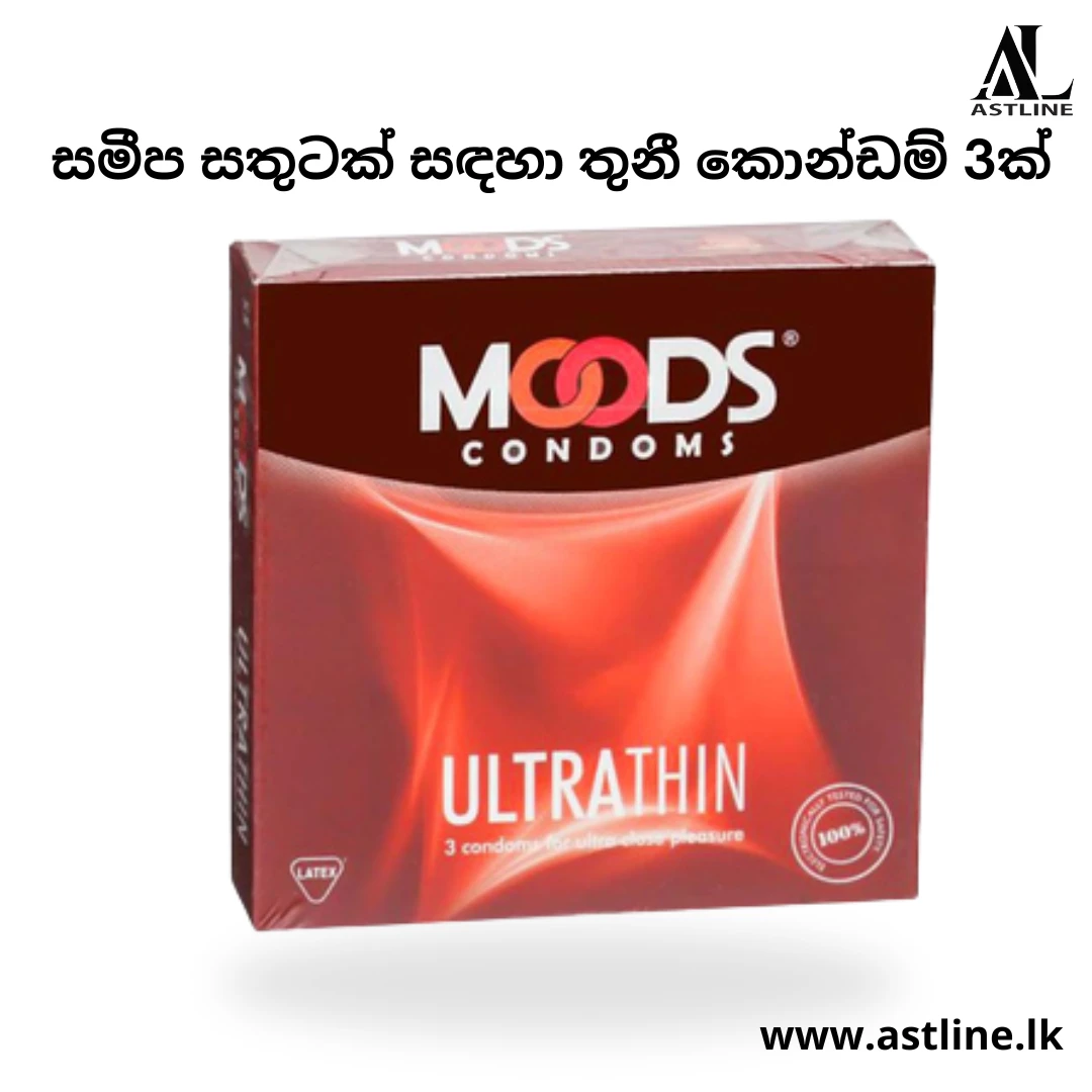 MOODS Ultra Thin Condoms 3Pcs - image 2
