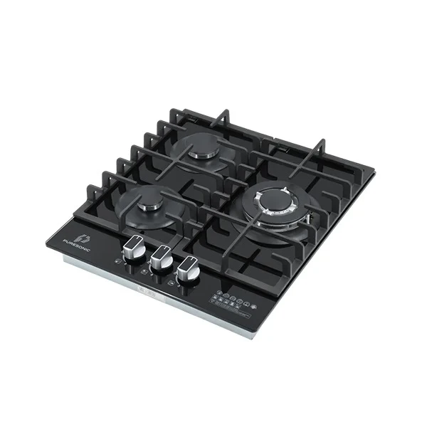 Puresonic PS-TG3BB450 Tempered Glass Gas Hob - image 2