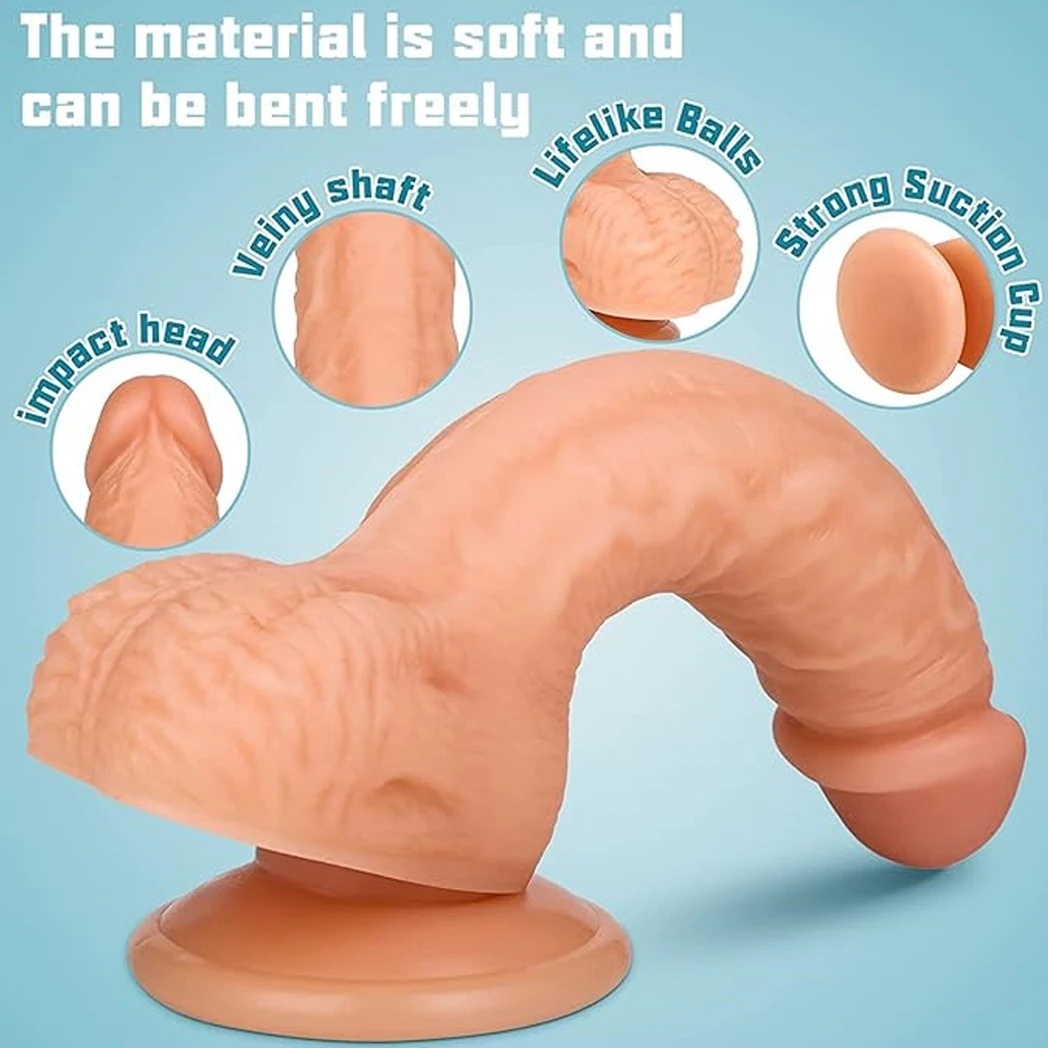Generic Silicone Dildo Strong Suction Cup 240mm - image 2