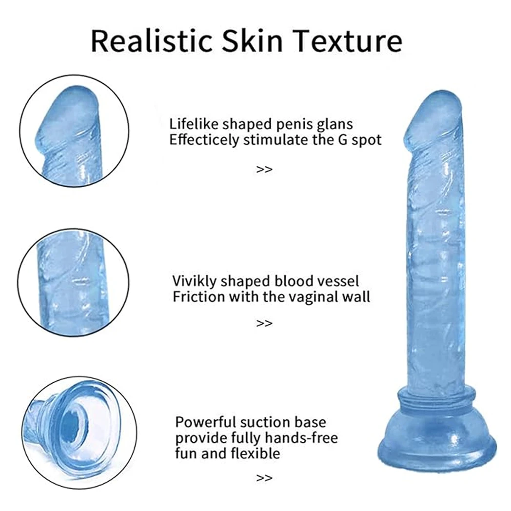 Realistic Silicone Small Size Dildo With Suction Cup - image 2