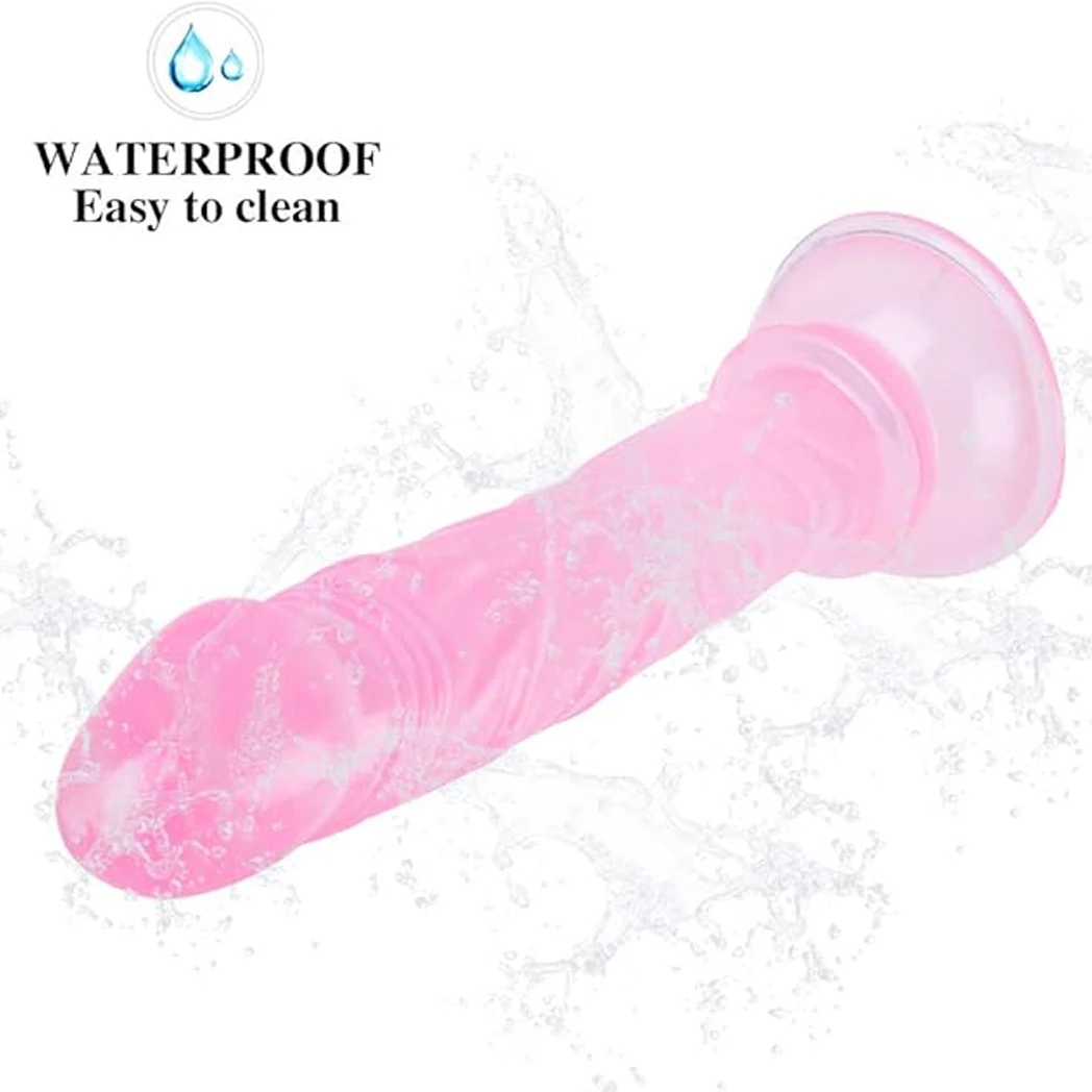 Realistic Silicone Small Size Dildo With Suction Cup - image 5