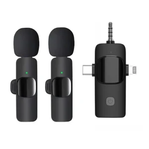 Generic K15 3-in-1 Dual Wireless Microphone