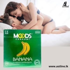 MOODS Condoms Banana Flavoured 3 Pcs