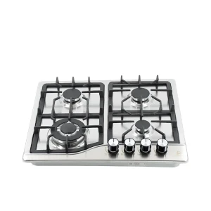 Puresonic Stainless Steel Gas Hob - 4 Burner