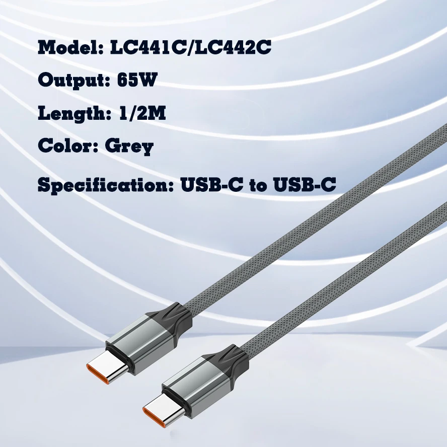 LDNIO LC441C USB C 65W Fast Charging Data Cable - image 2
