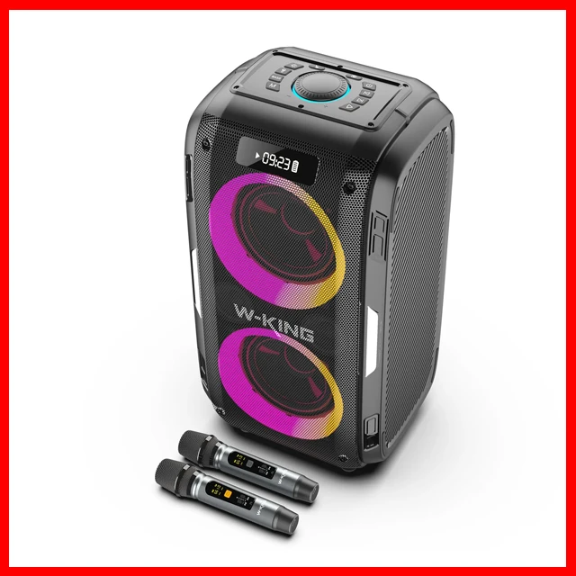 W-King T9 Pro 120W Portable Bluetooth Speaker 2 Mics