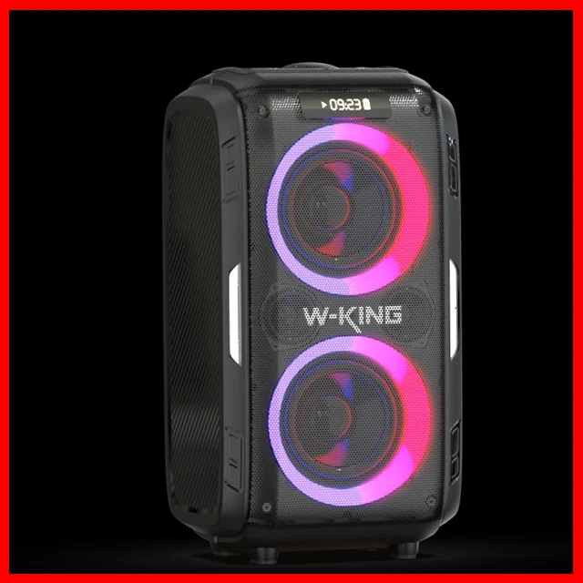 W-King T9 Pro 120W Portable Bluetooth Speaker 2 Mics - image 5