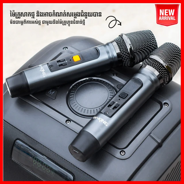 W-King T9 Pro 120W Portable Bluetooth Speaker 2 Mics - image 3