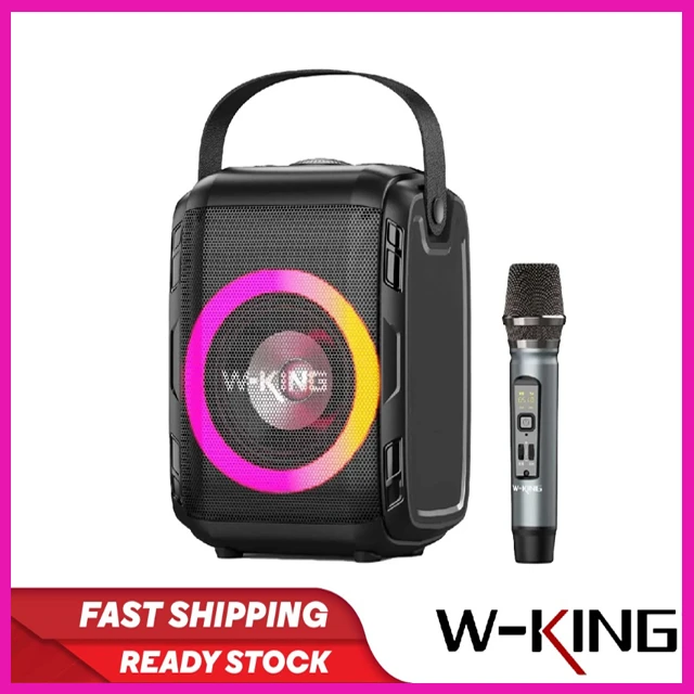 W-KING T9S Portable Wireless Speaker with Mic