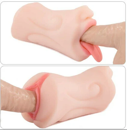 Generic Realistic Oral & Pussy Pocket Pussy Masturbator - image 3