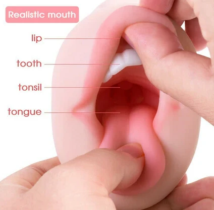 Generic Realistic Oral & Pussy Pocket Pussy Masturbator - image 5