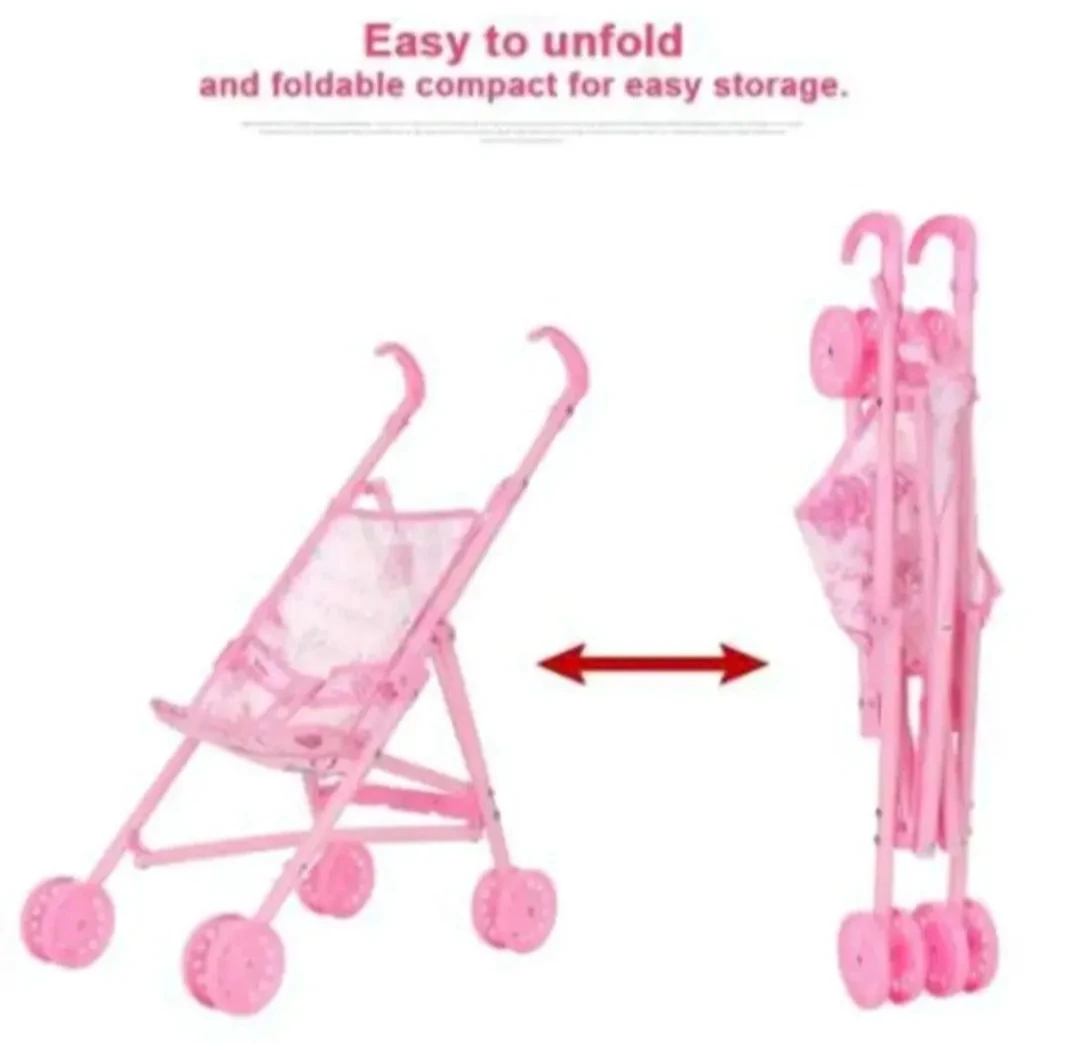 Generic Baby Doll Stroller Toy for Kids - image 3