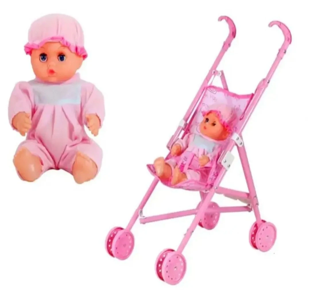 Generic Baby Doll Stroller Toy for Kids