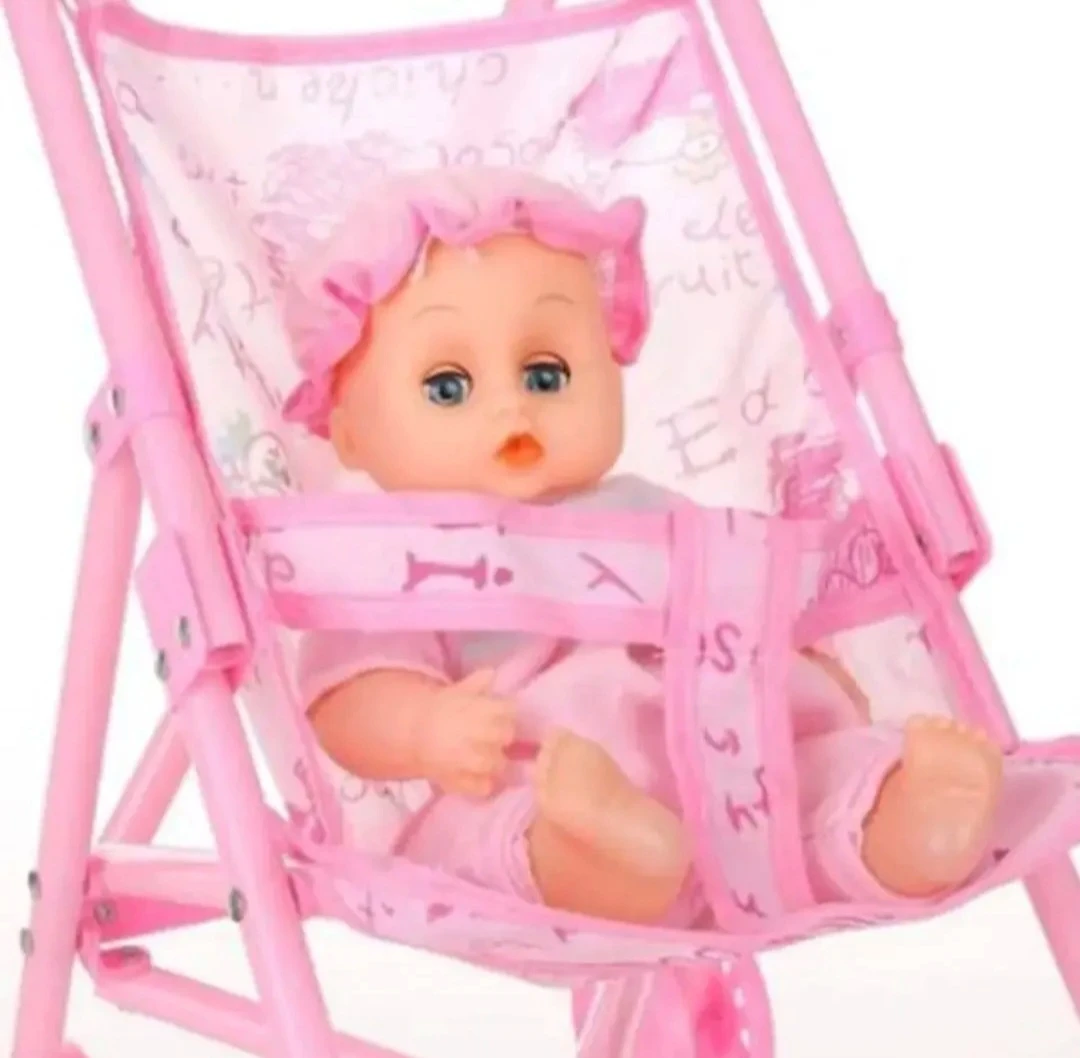 Generic Baby Doll Stroller Toy for Kids - image 2