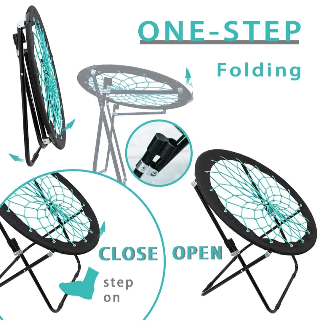 Camp Field Bungee Folding Dish Chair - image 3