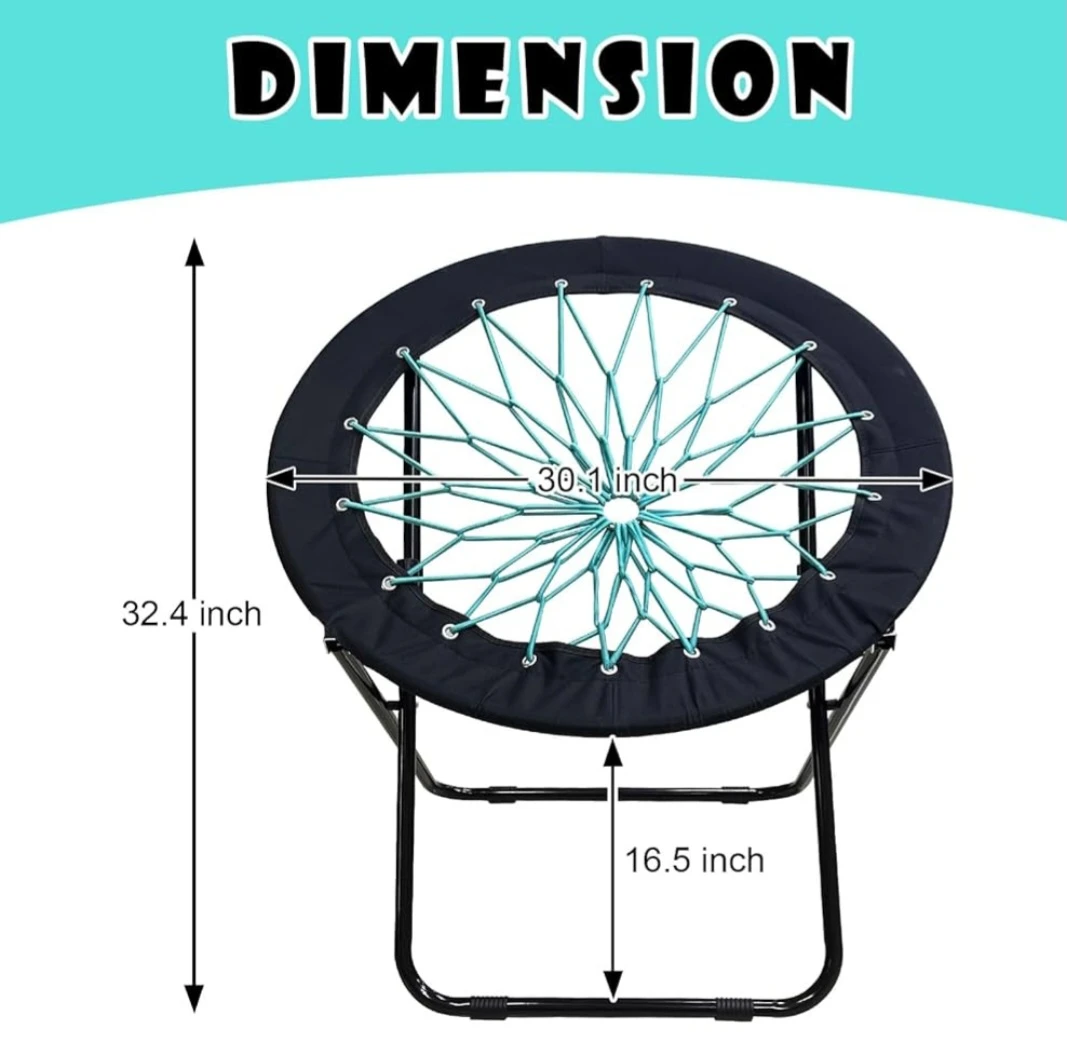 Camp Field Bungee Folding Dish Chair - image 7