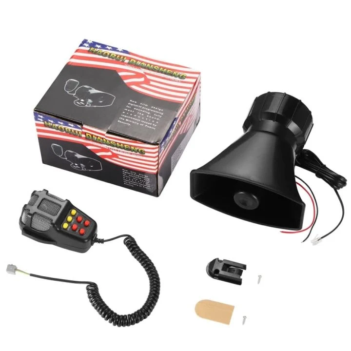 Generic Car Emergency Siren Horn with Mic (7 Sounds) - image 2