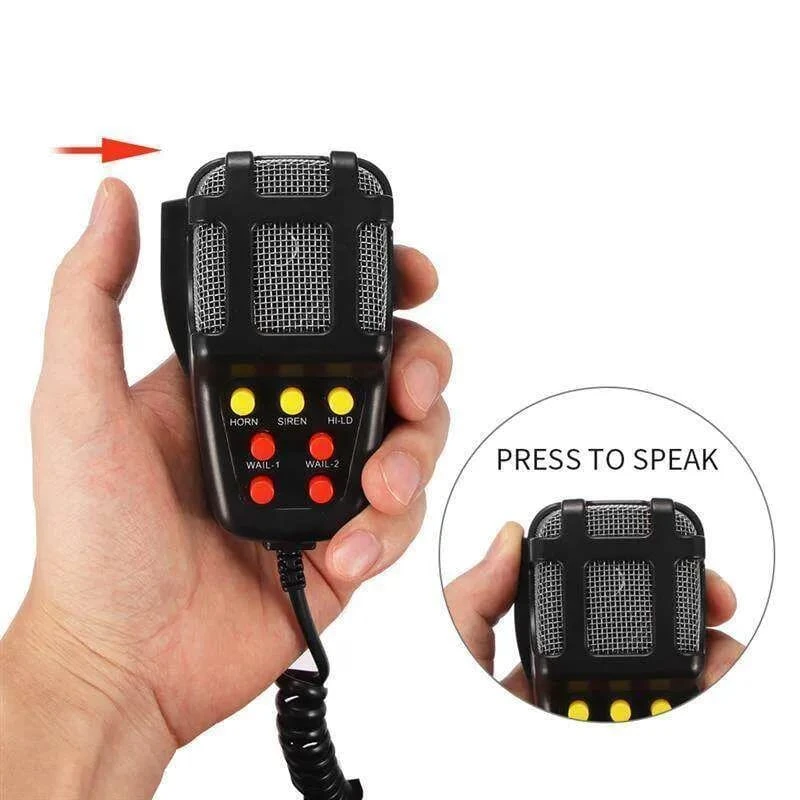 Generic Car Emergency Siren Horn with Mic (7 Sounds) - image 3