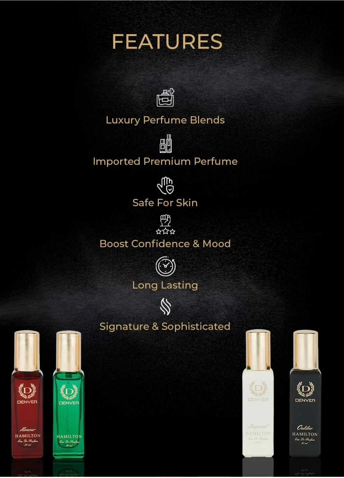 Denver 4 x 20ml Perfume Set Premium Fragrances - image 5