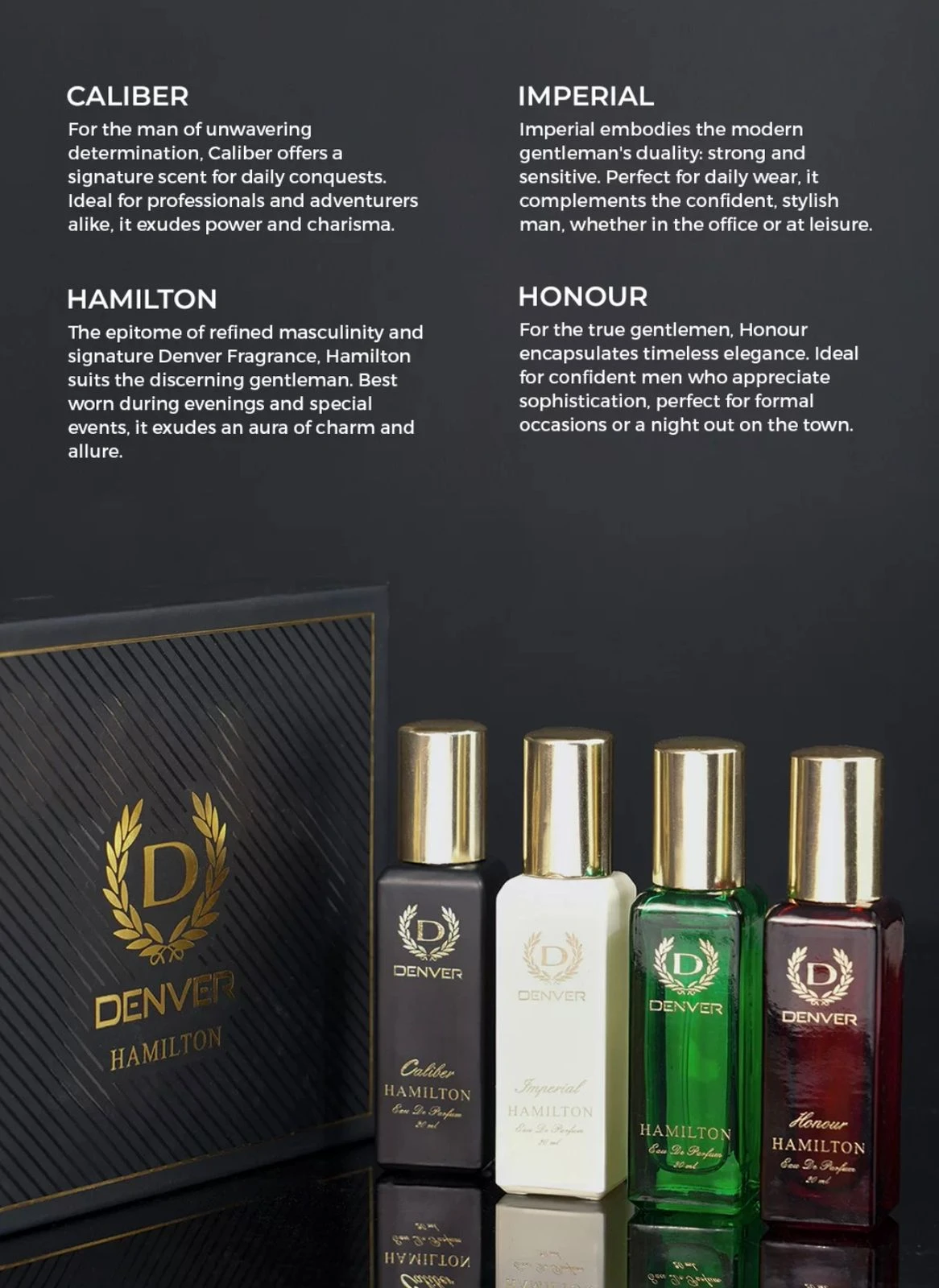 Denver 4 x 20ml Perfume Set Premium Fragrances - image 4