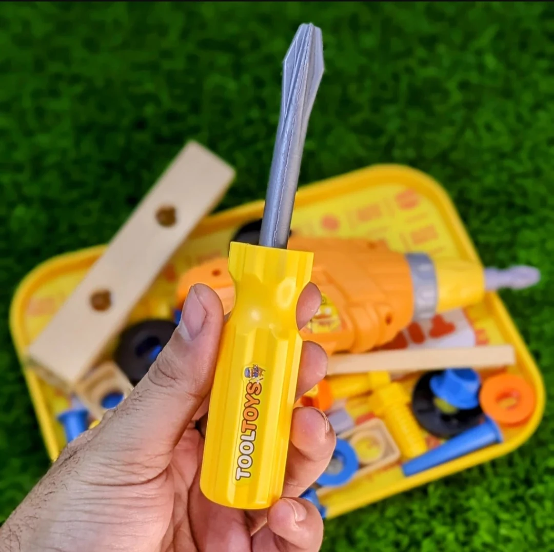 Kids Power Tools Set - Drill and Screw Simulation - image 3