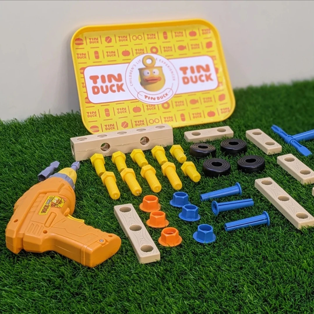 Kids Power Tools Set - Drill and Screw Simulation - image 2