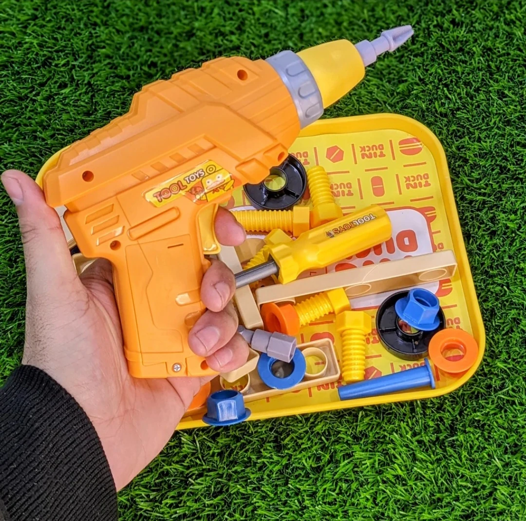 Kids Power Tools Set - Drill and Screw Simulation - image 4