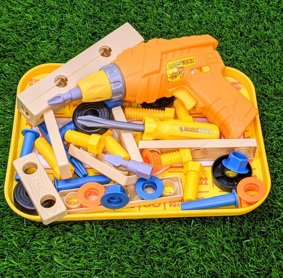 Kids Power Tools Set - Drill and Screw Simulation - image 5