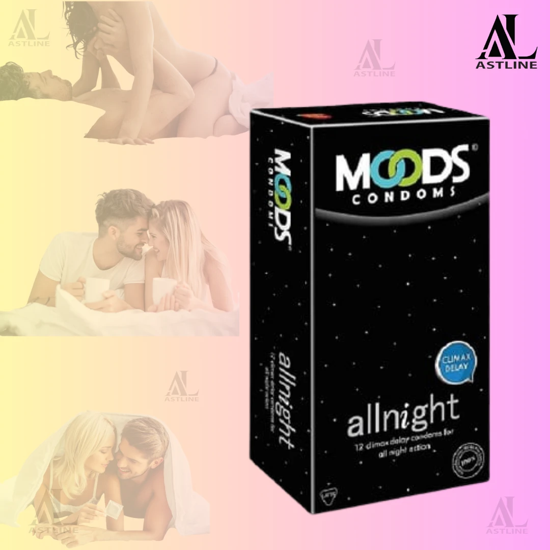 MOODS ALL NIGHT Delay Condom 12Pcs - image 2