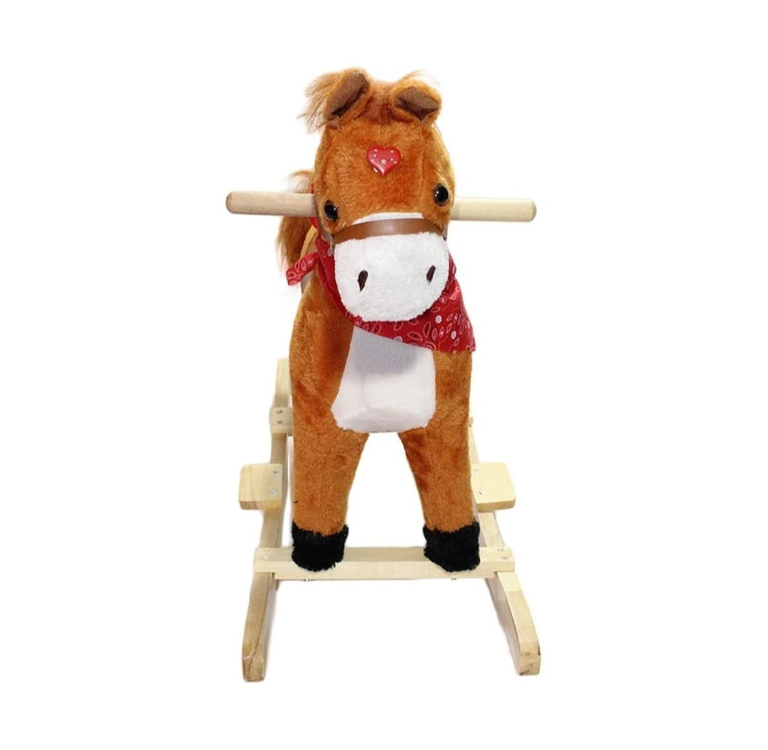 Generic Rocking Horse with Sound & Wooden Base - image 6